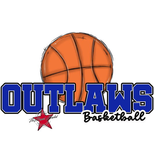 Outlaws Varsity Basketball-Royal Blue