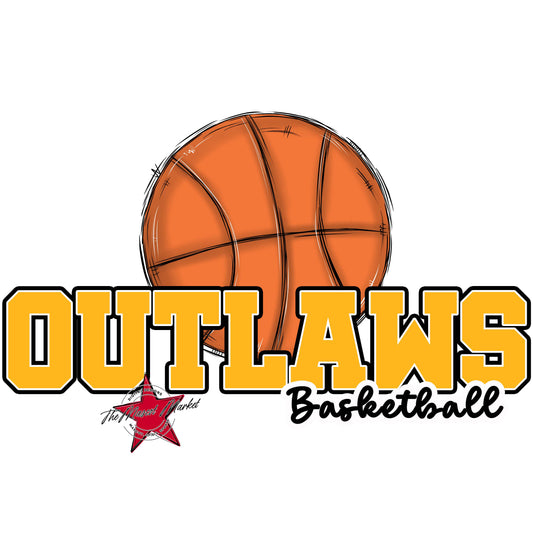 Outlaws Varsity Basketball-Yellow