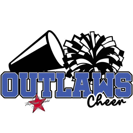 Outlaws Varsity Cheer-Off Blue