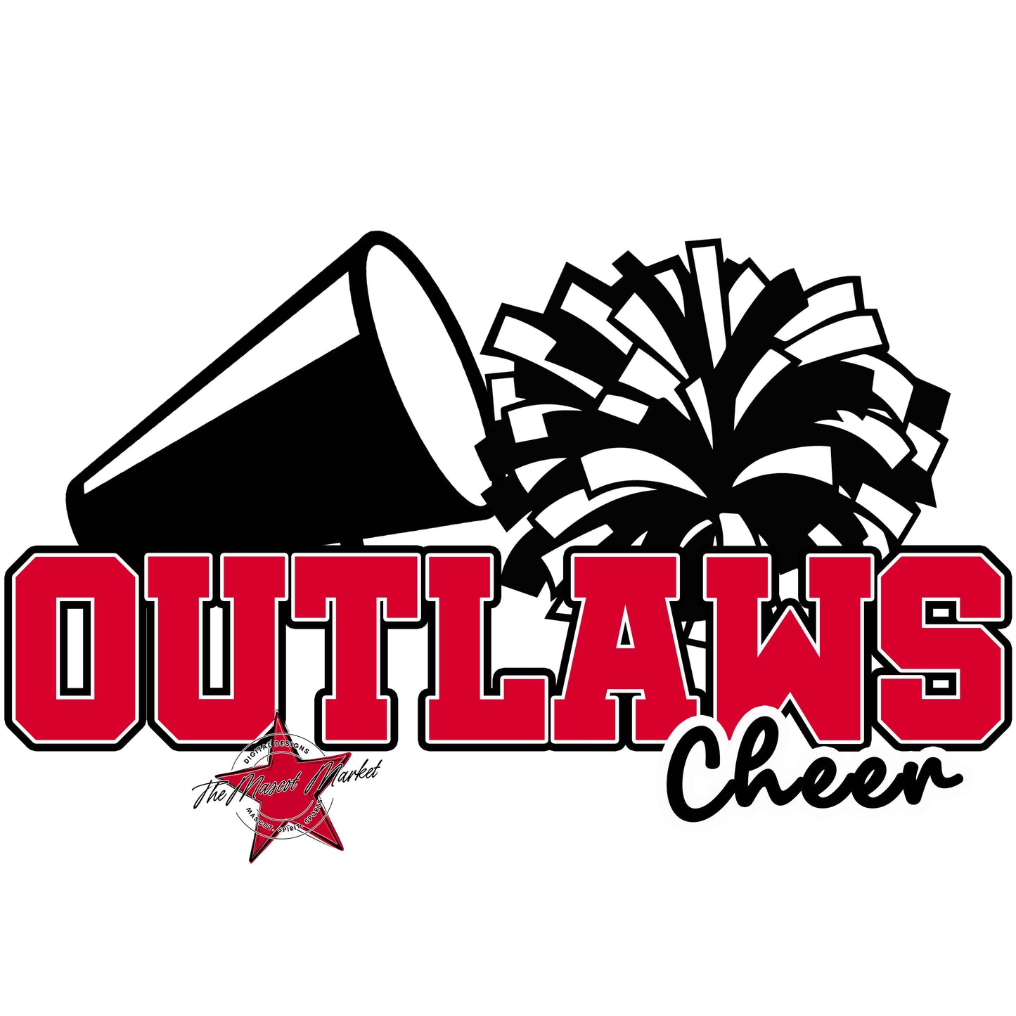 Outlaws Varsity Cheer-Red