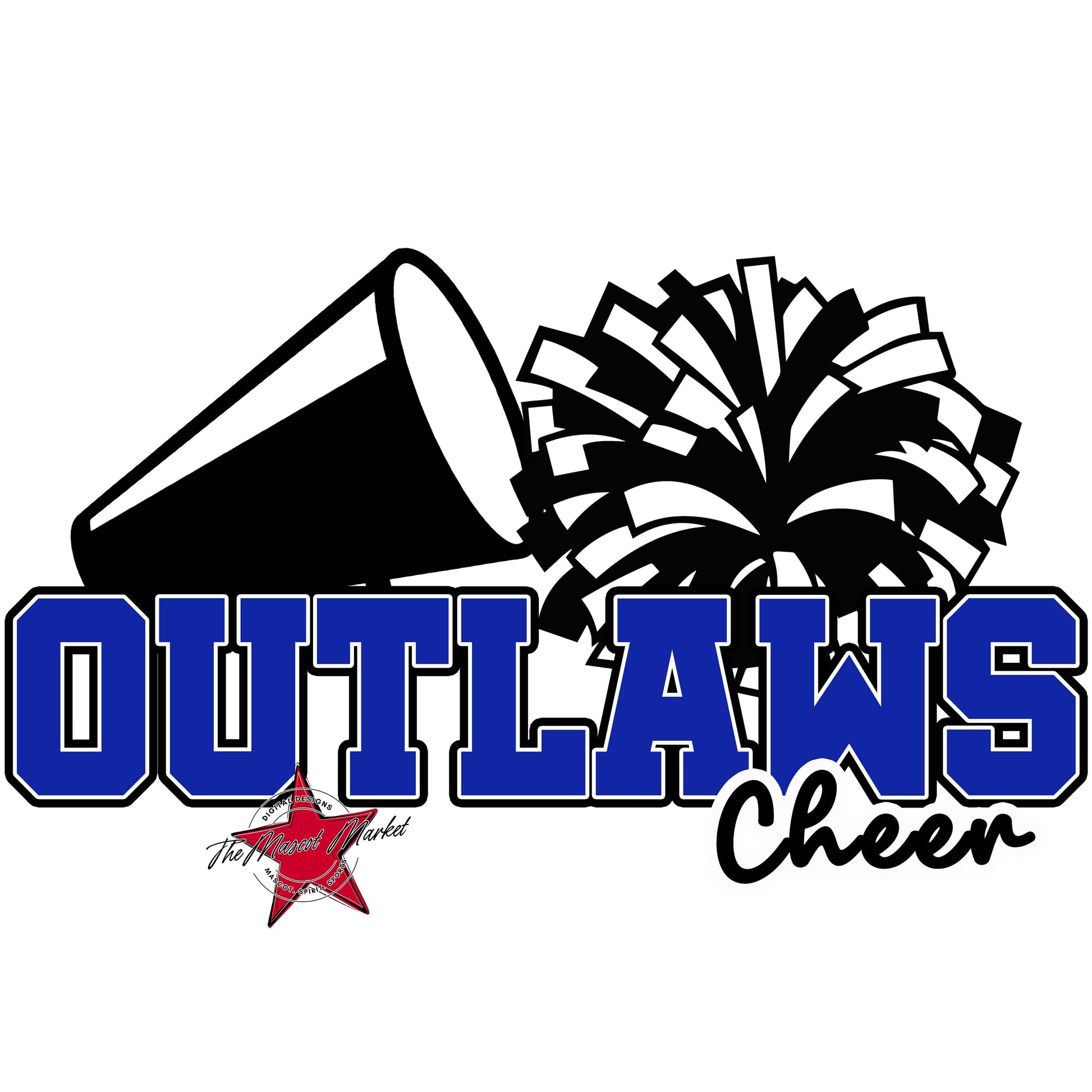 Outlaws Varsity Cheer-Royal Blue