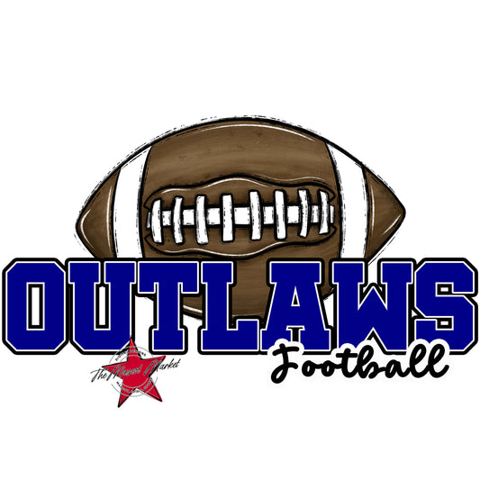 Outlaws Varsity Football-Blue
