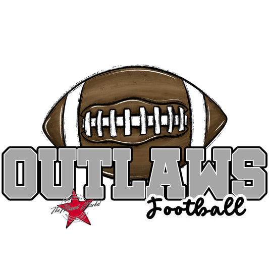 Outlaws Varsity Football-Grey