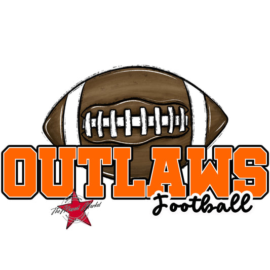 Outlaws Varsity Football-Orange