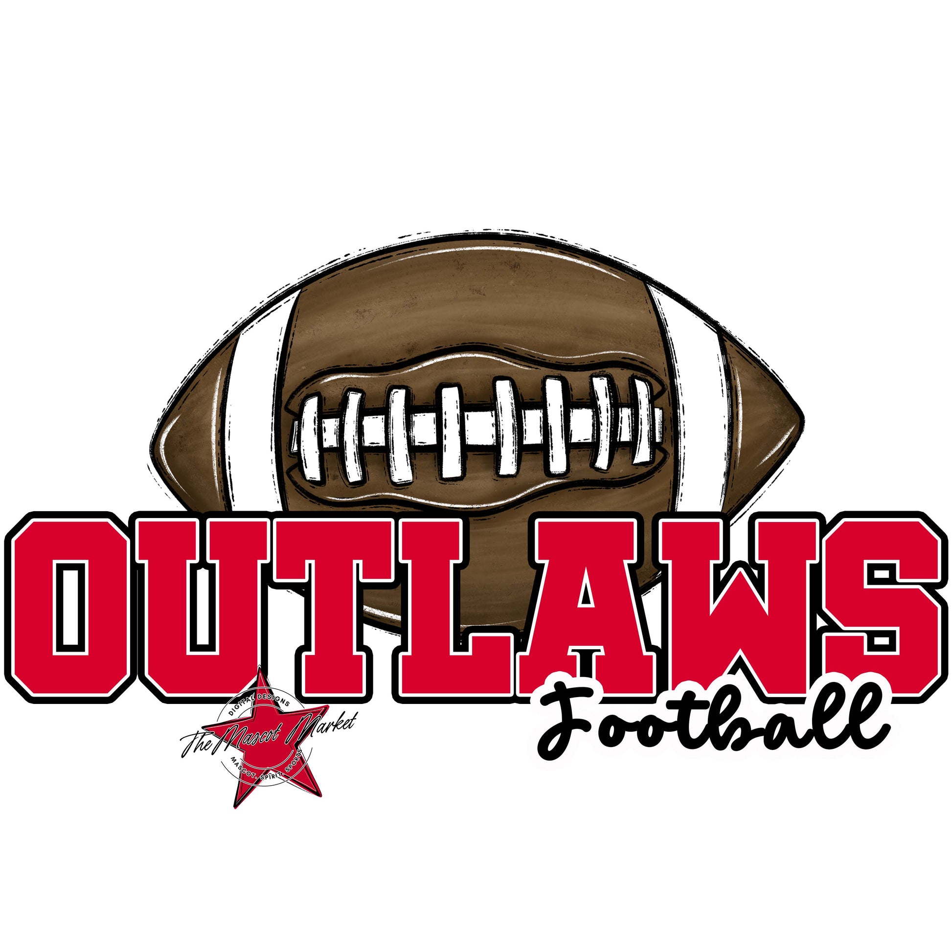 Outlaws Varsity Football-Red