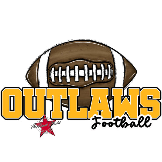 Outlaws Varsity Football-Yellow