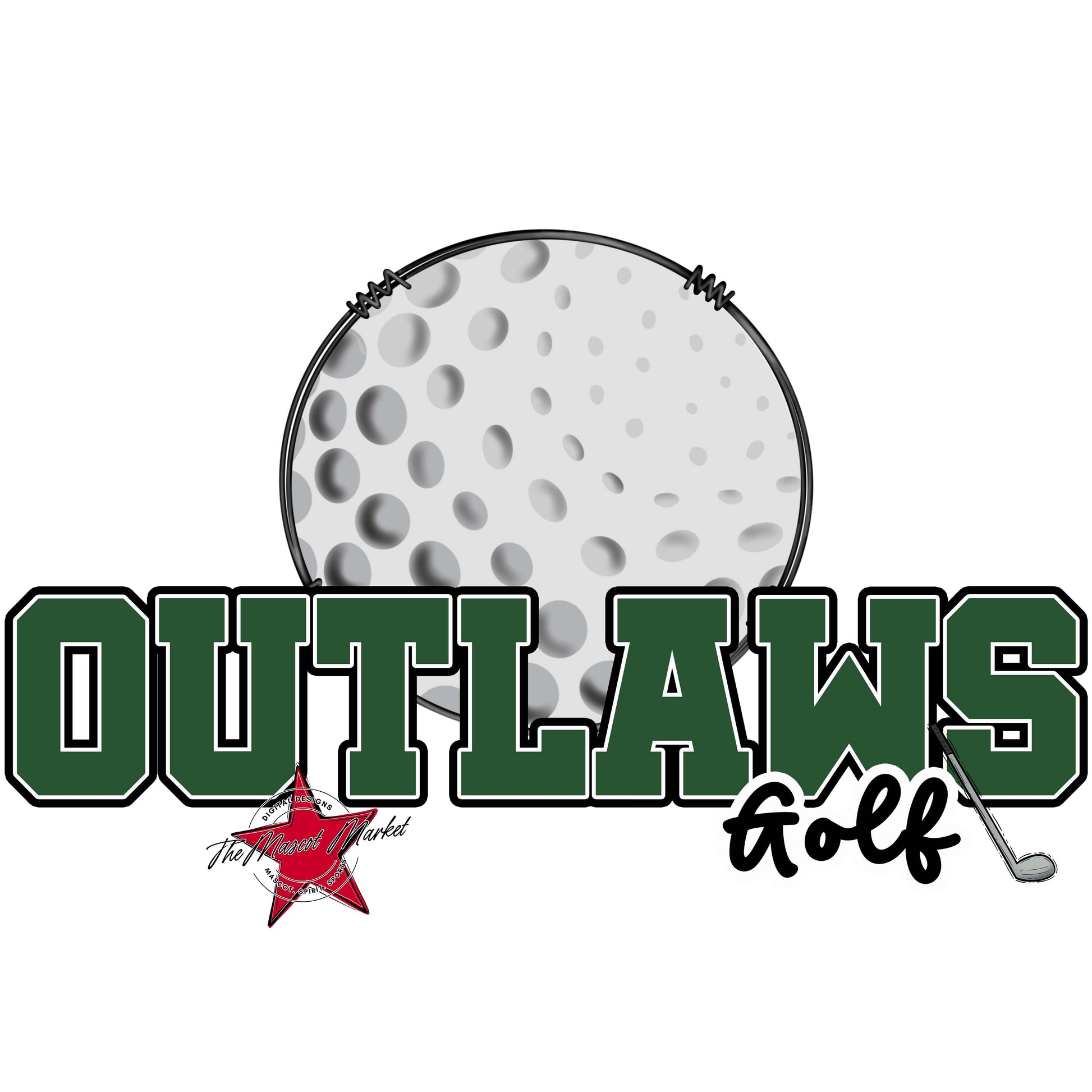 Outlaws Varsity Golf-Green