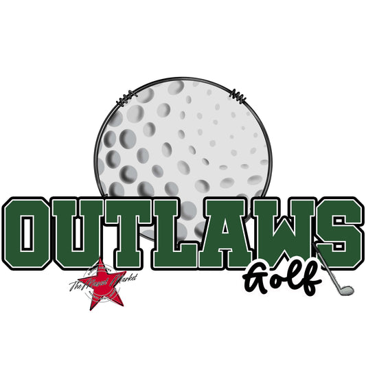 Outlaws Varsity Golf-Green