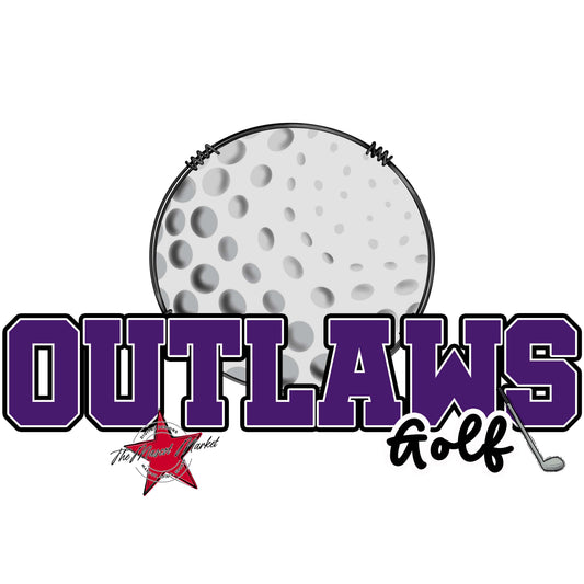 Outlaws Varsity Golf-Purple