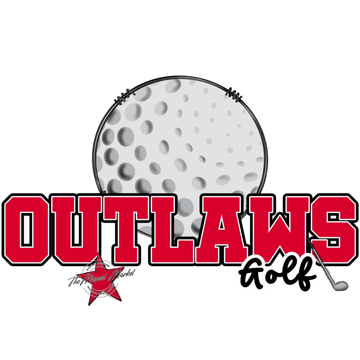 Outlaws Varsity Golf-Red