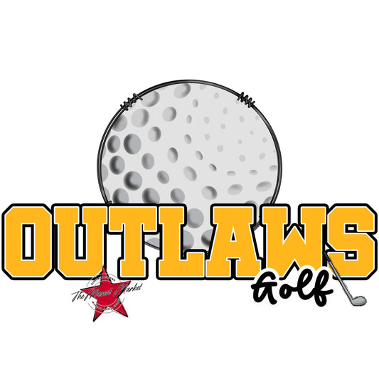 Outlaws Varsity Golf-Yellow