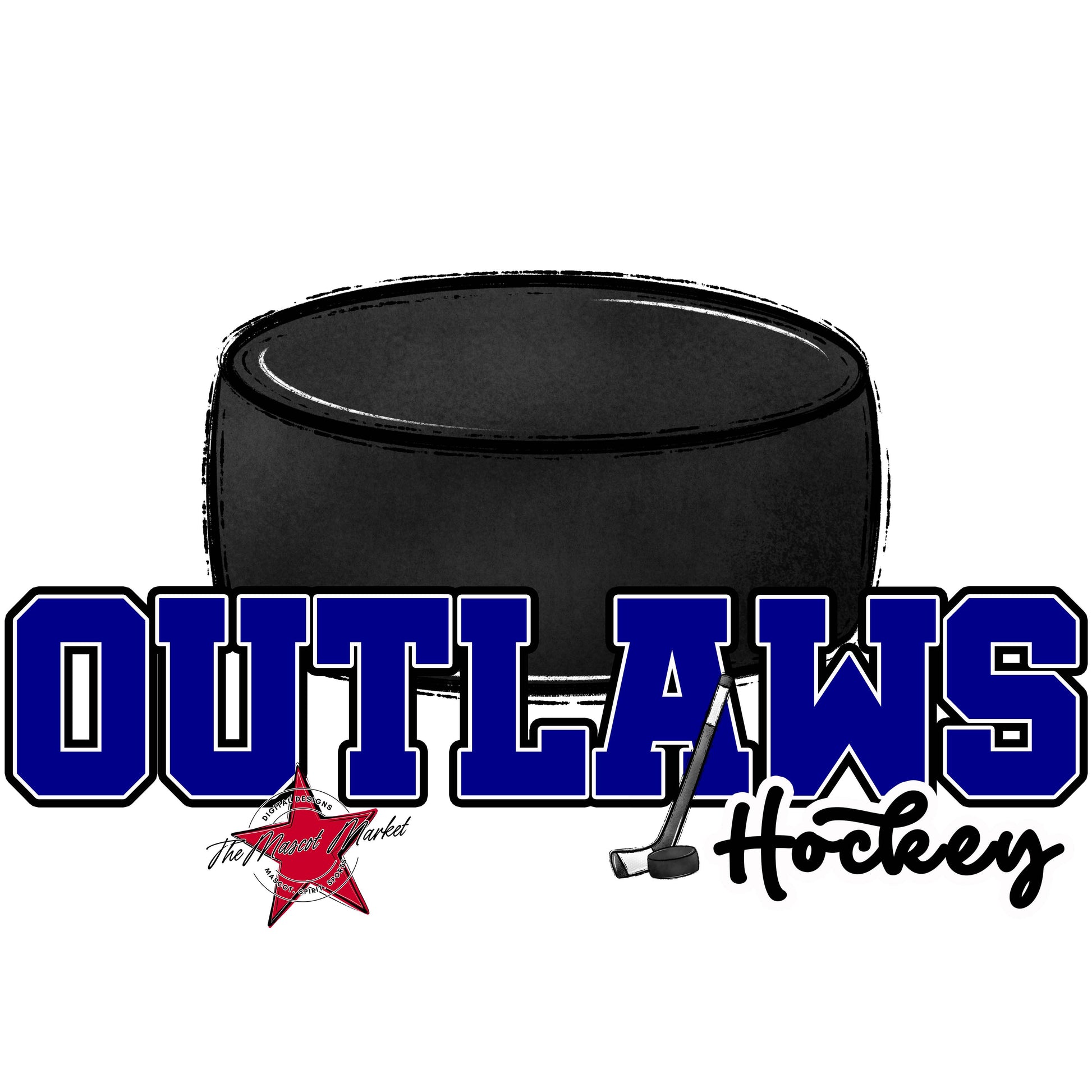 Outlaws Varsity Hockey-Blue
