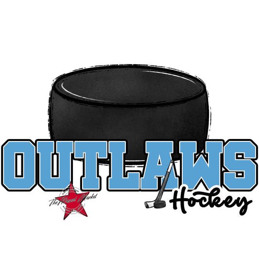 Outlaws Varsity Hockey-Carolina Blue