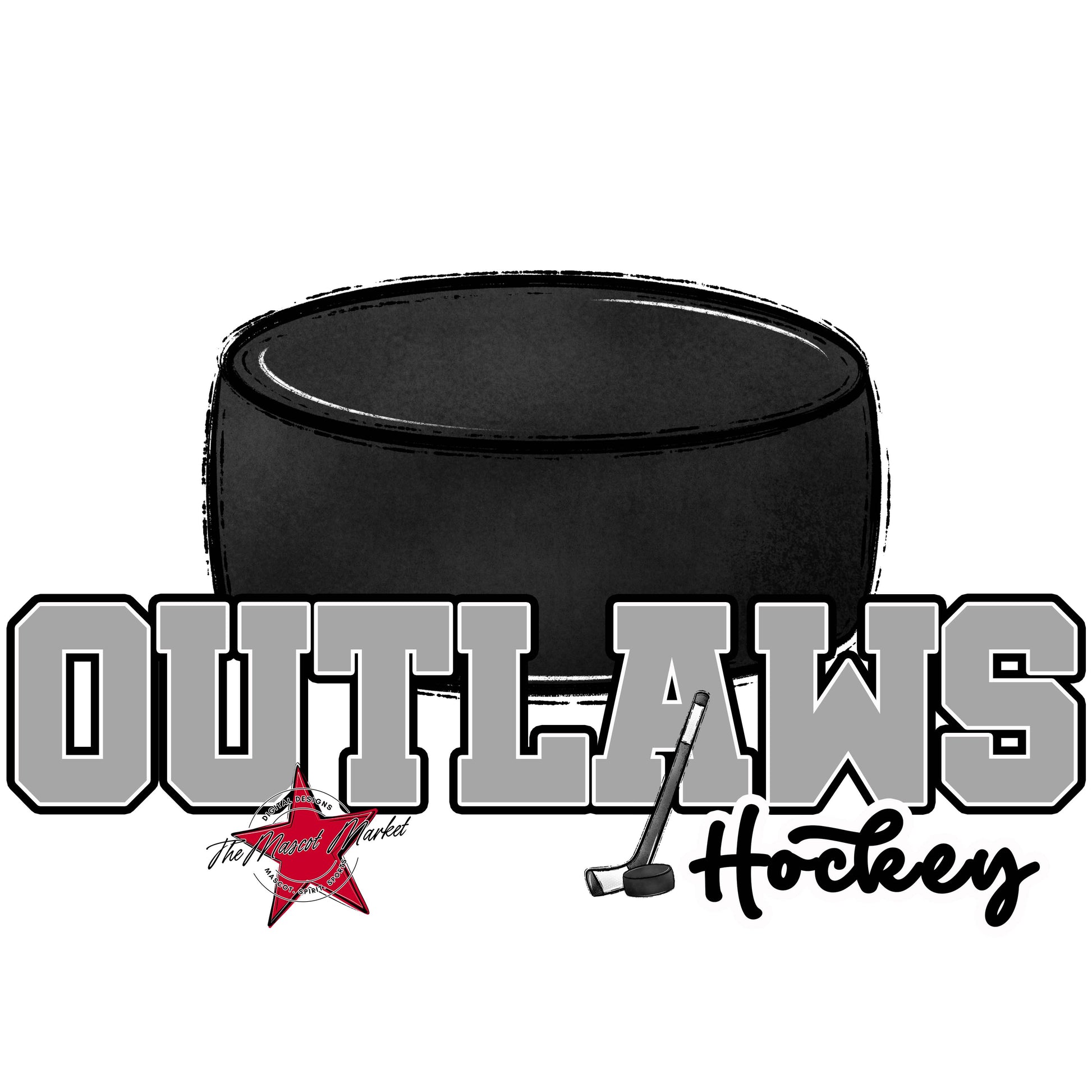 Outlaws Varsity Hockey-Grey