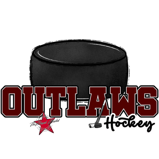 Outlaws Varsity Hockey-Maroon