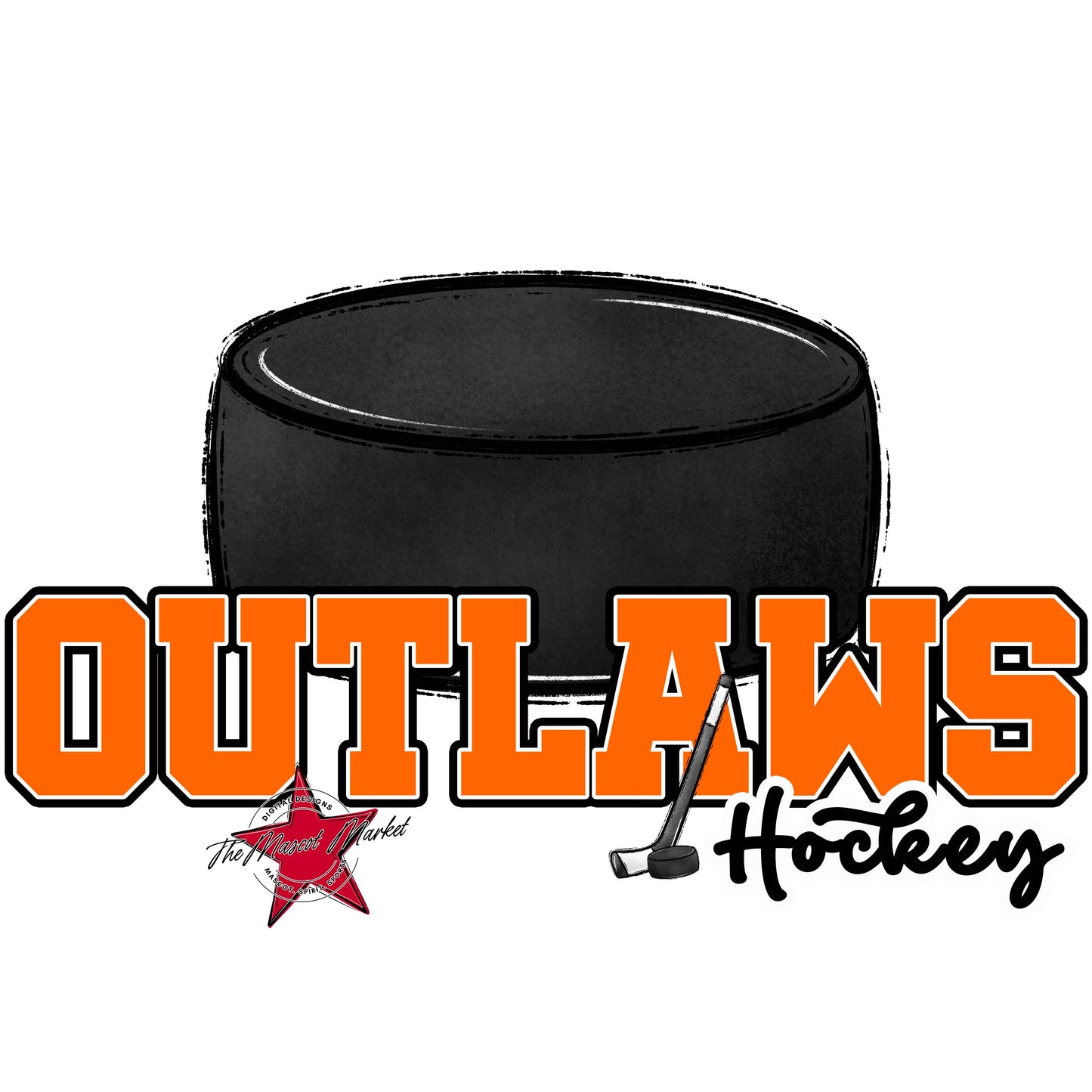 Outlaws Varsity Hockey-Orange