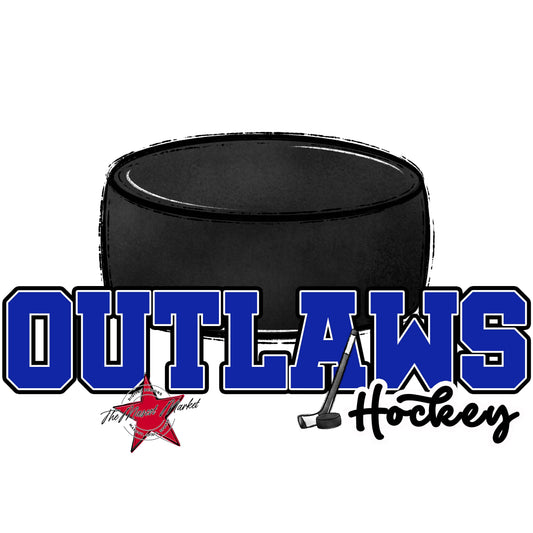 Outlaws Varsity Hockey-Royal Blue