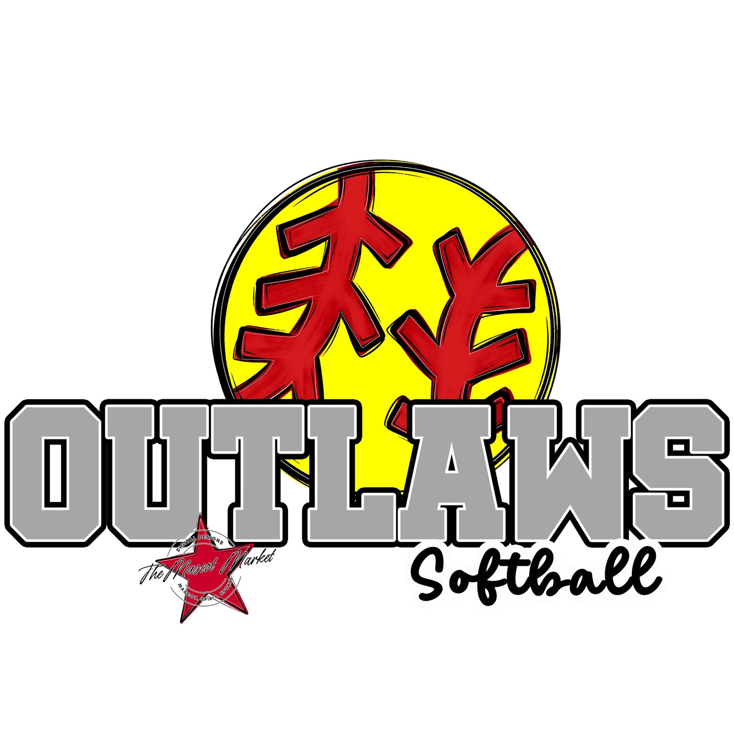Outlaws Varsity Softball-Grey