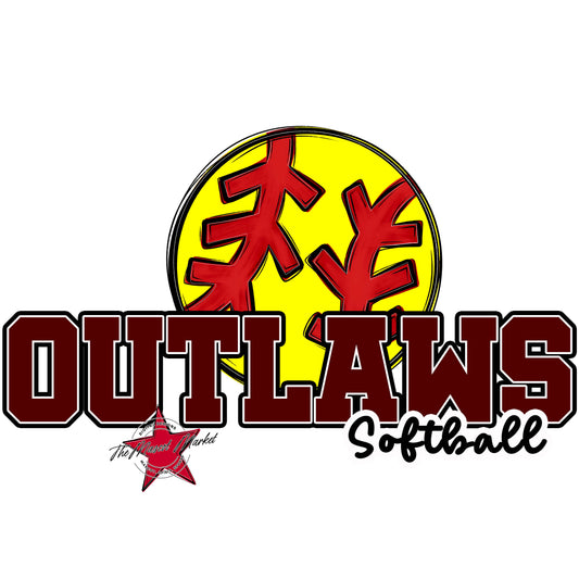 Outlaws Varsity Softball-Maroon