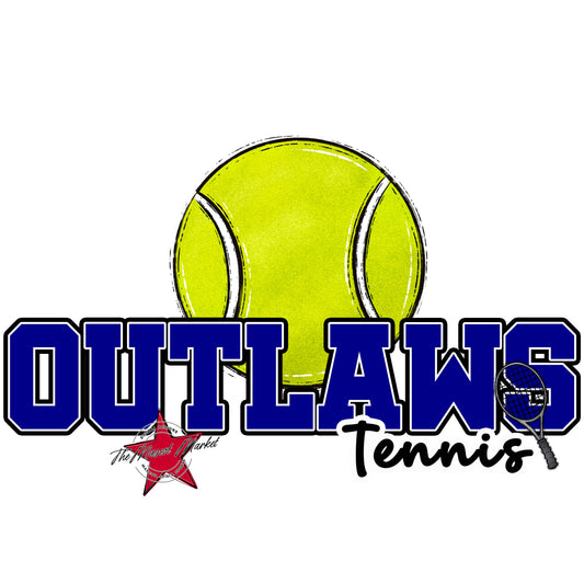 Outlaws Varsity Tennis-Blue