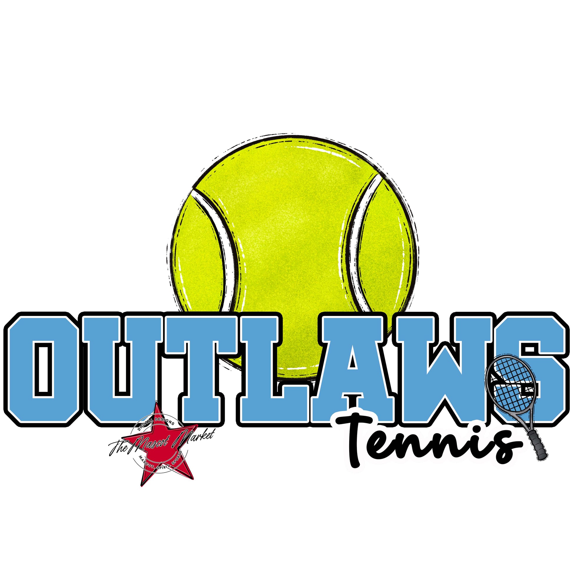Outlaws Varsity Tennis-Carolina Blue