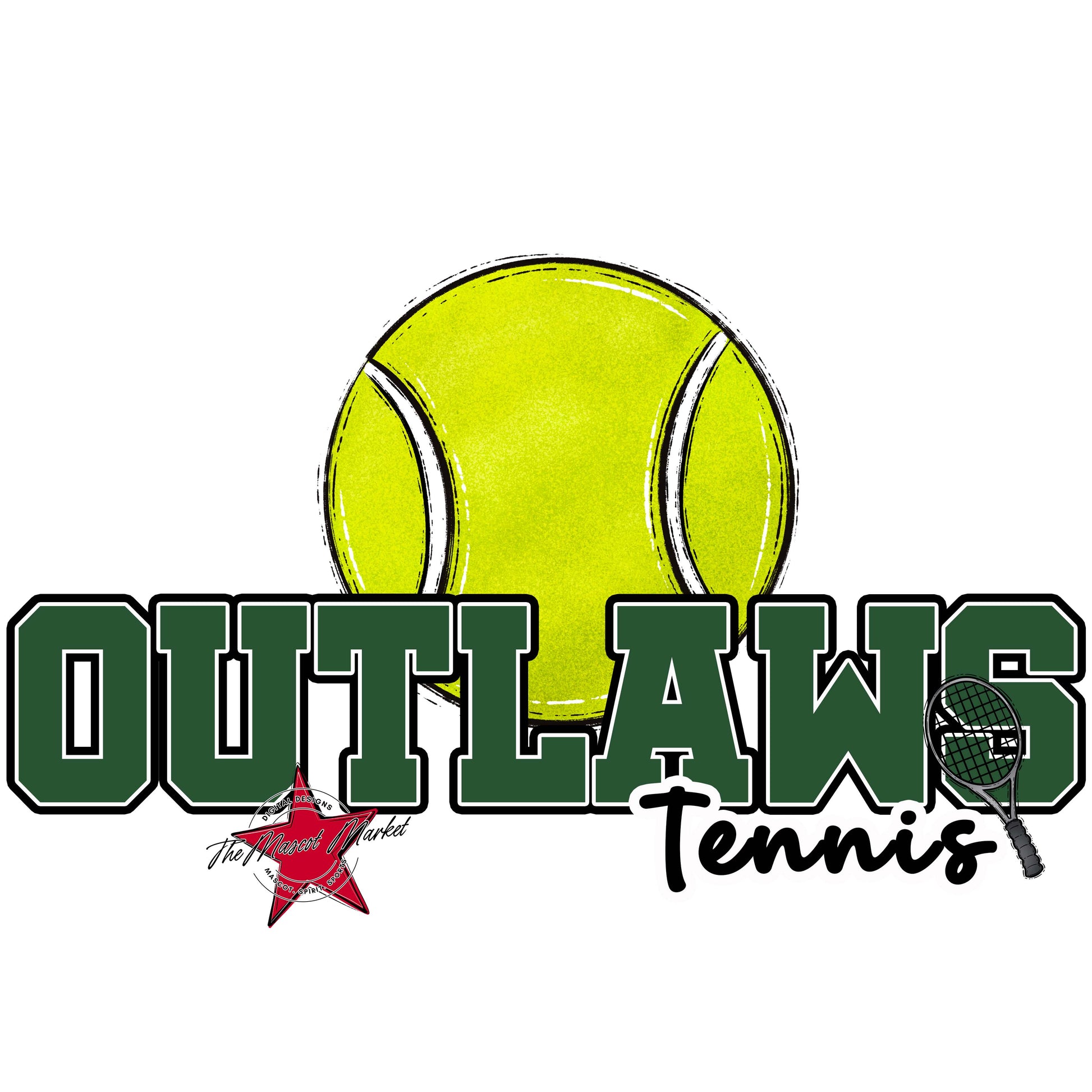 Outlaws Varsity Tennis-Green