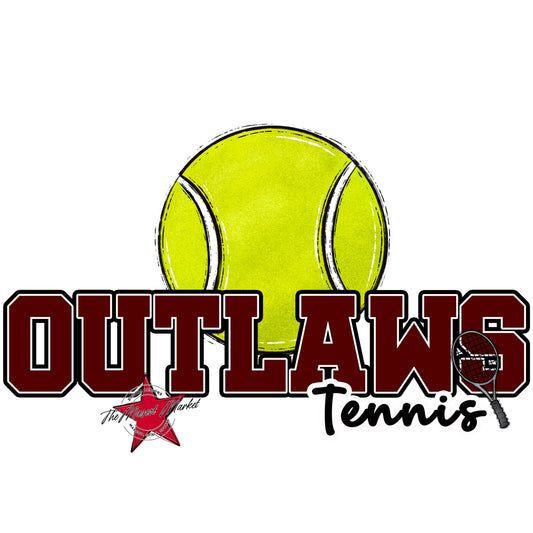 Outlaws Varsity Tennis-Maroon