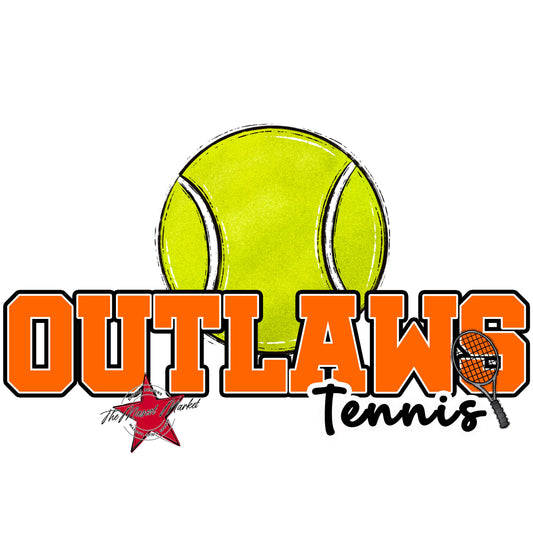 Outlaws Varsity Tennis-Orange