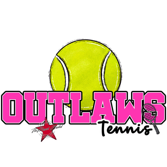 Outlaws Varsity Tennis-Pink