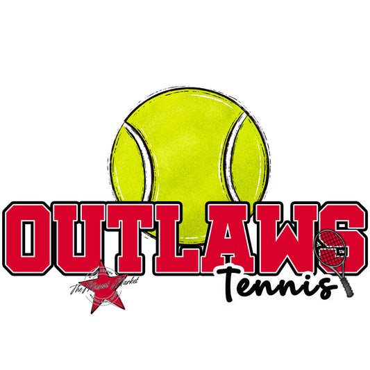 Outlaws Varsity Tennis-Red