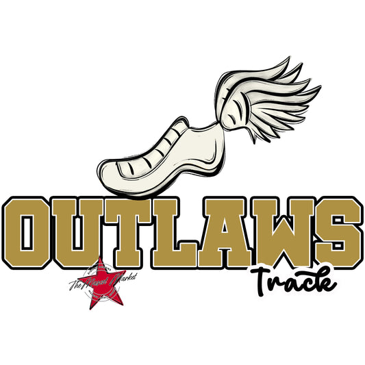 Outlaws Varsity Track-Gold