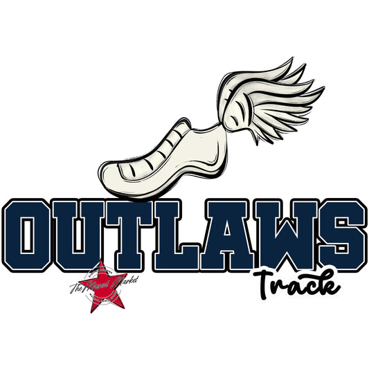 Outlaws Varsity Track-Navy