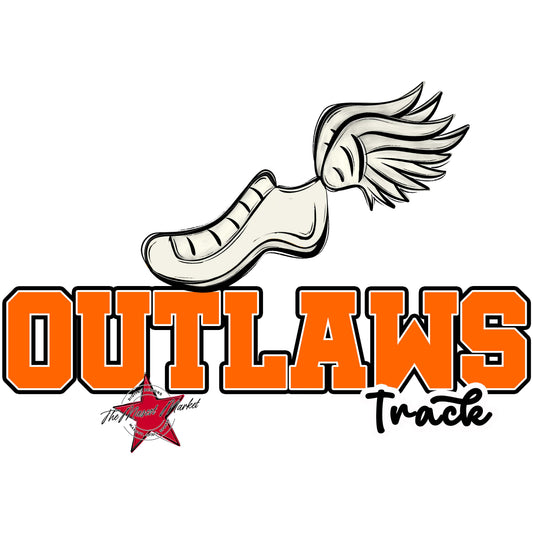 Outlaws Varsity Track-Orange