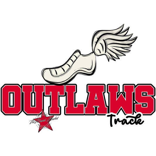 Outlaws Varsity Track-Red