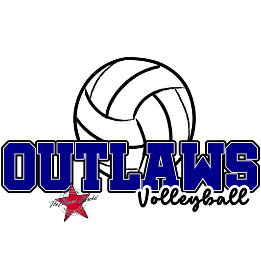 Outlaws Varsity Volleyball-Blue