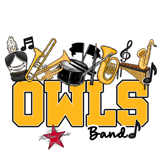 Owls Varsity Band-Yellow
