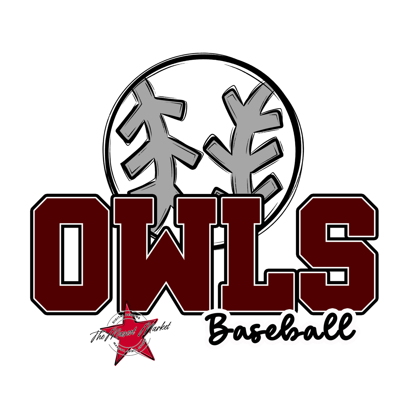 Owls Varsity Baseball-Maroon