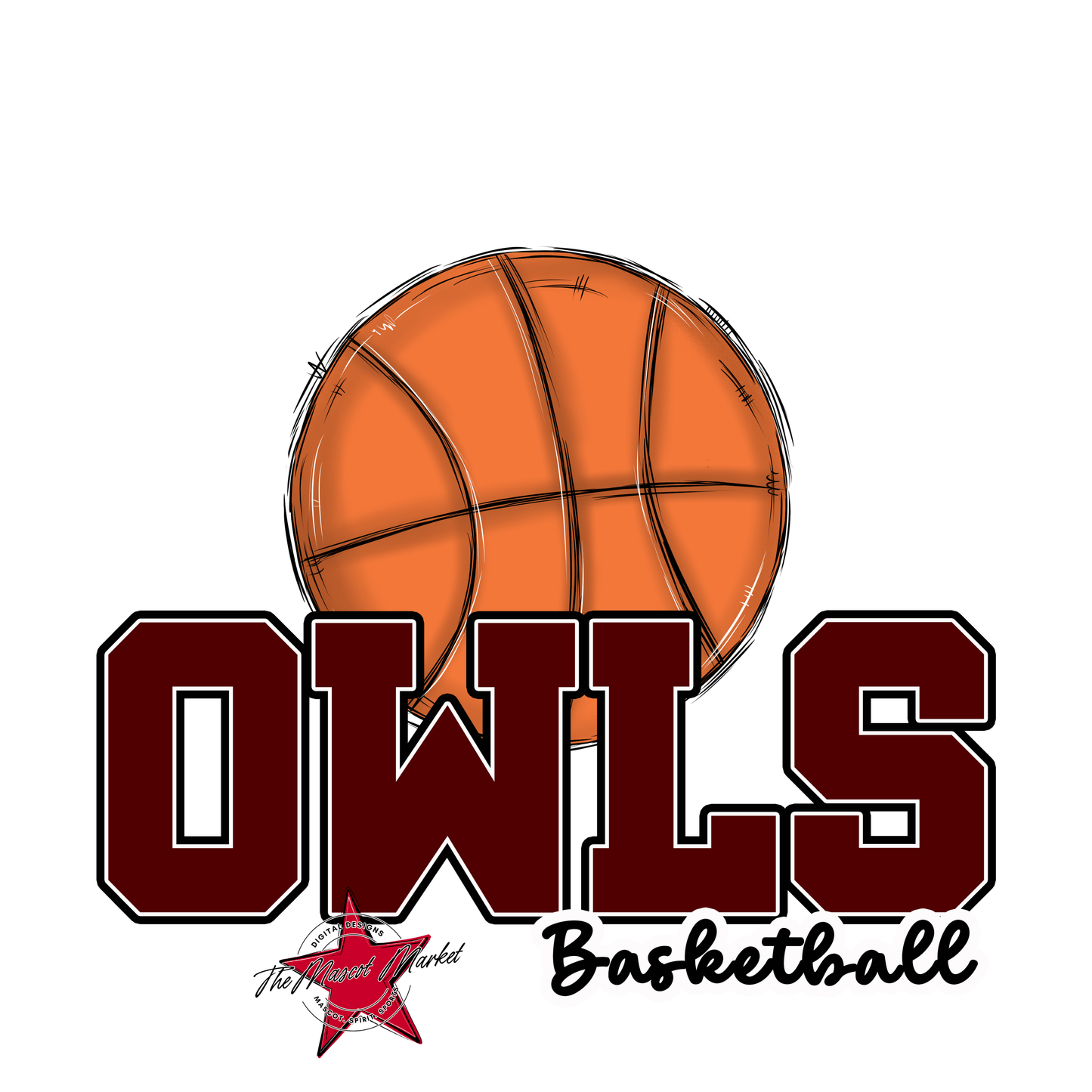 Owls Varsity Basketball-Maroon