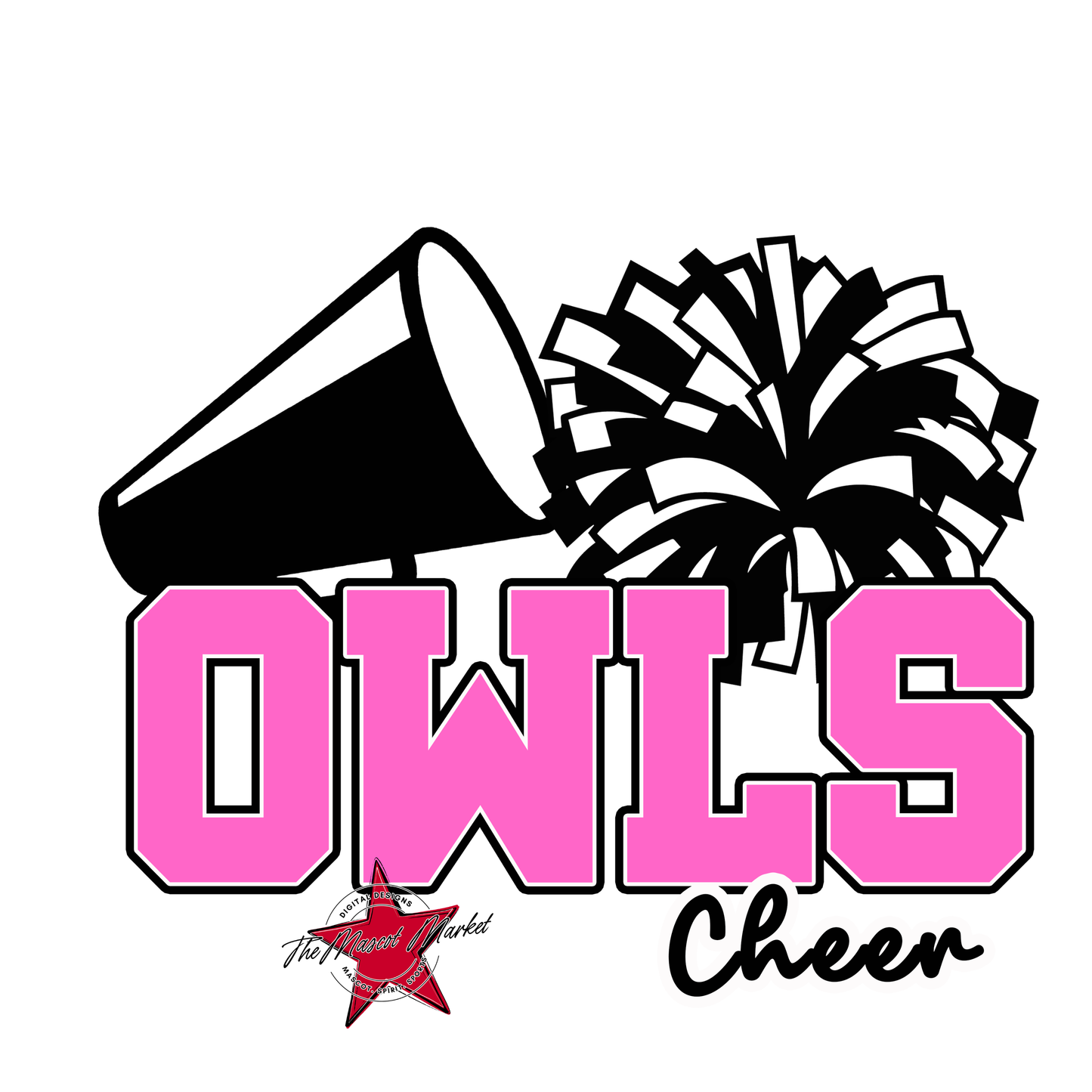 Owls Varsity Cheer-Baby Pink