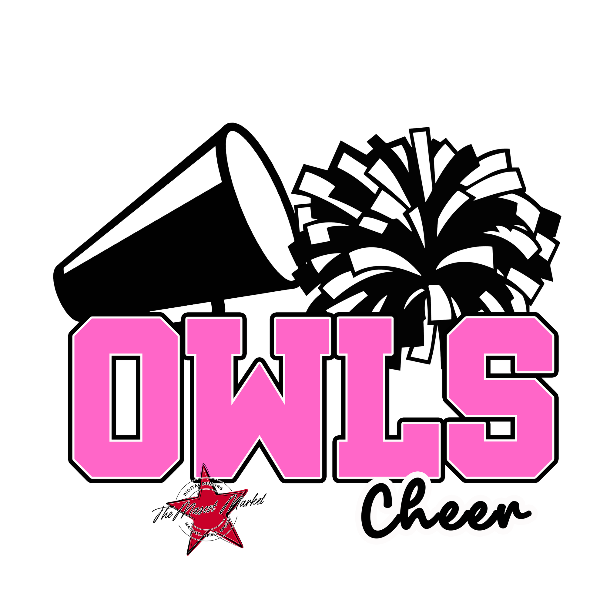Owls Varsity Cheer-Baby Pink