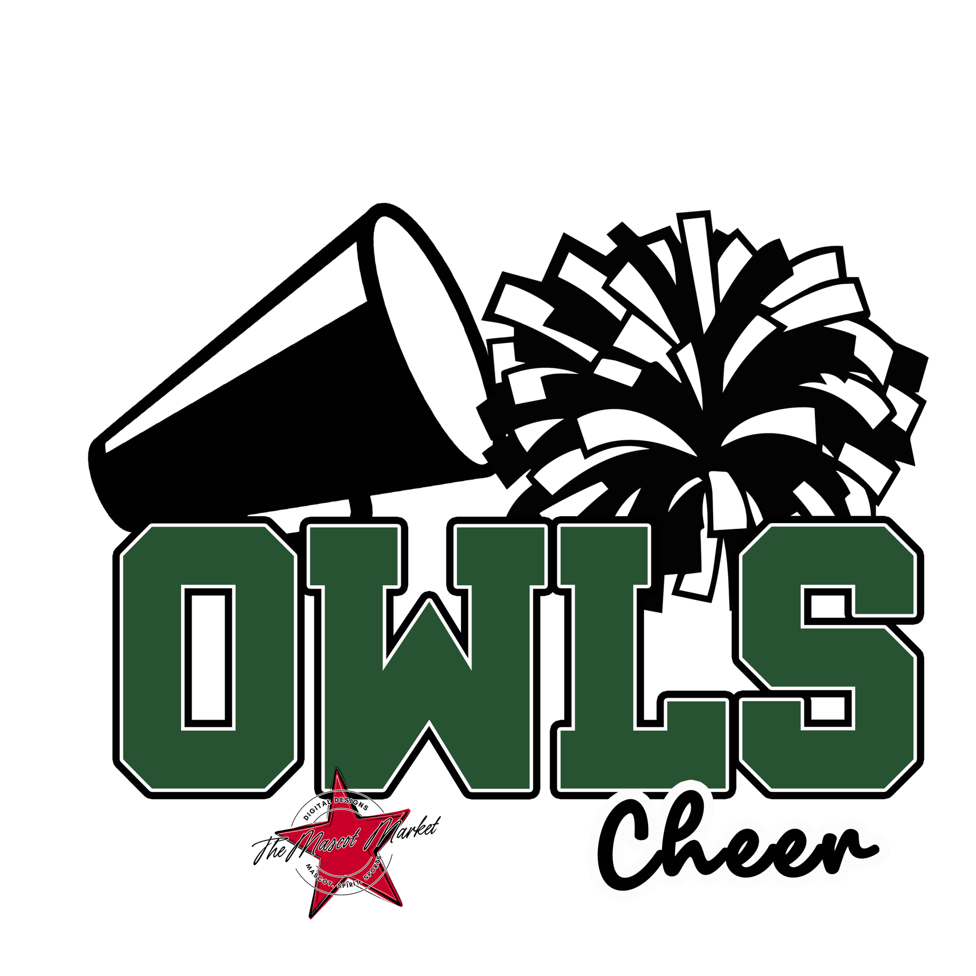 Owls Varsity Cheer-Green