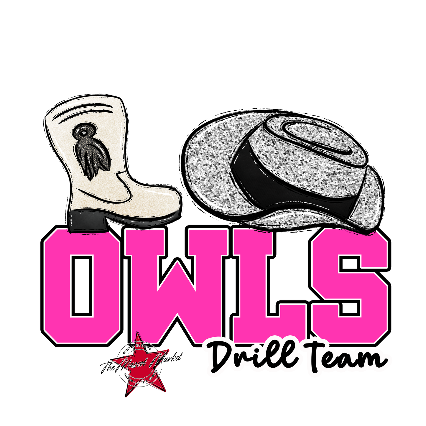 Owls Varsity Drillteam-Pink