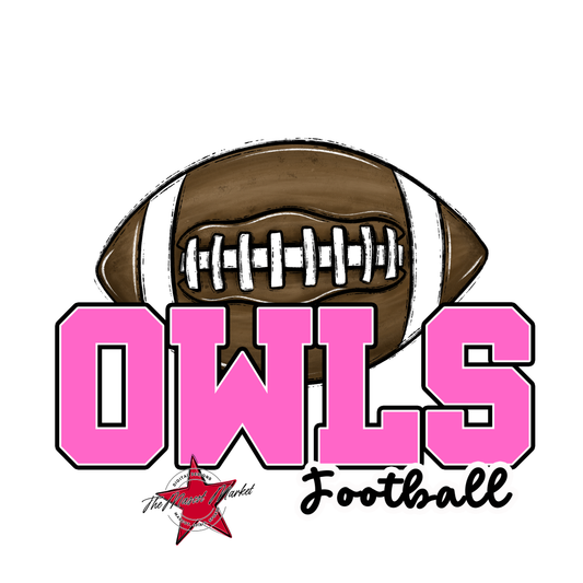 Owls Varsity Football-Baby Pink