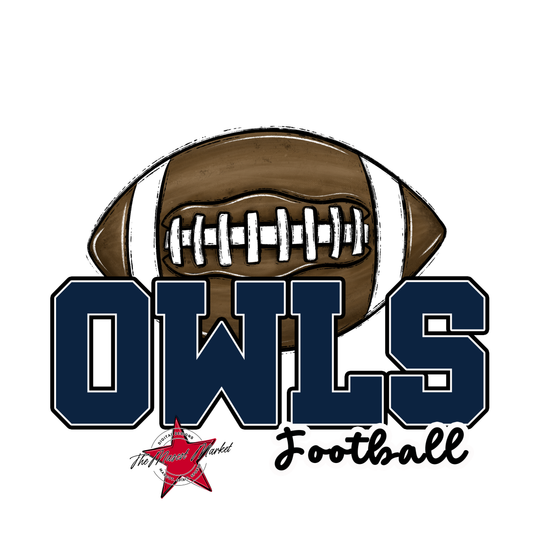 Owls Varsity Football-Navy