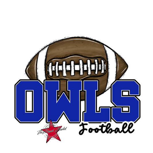 Owls Varsity Football-Royal Blue