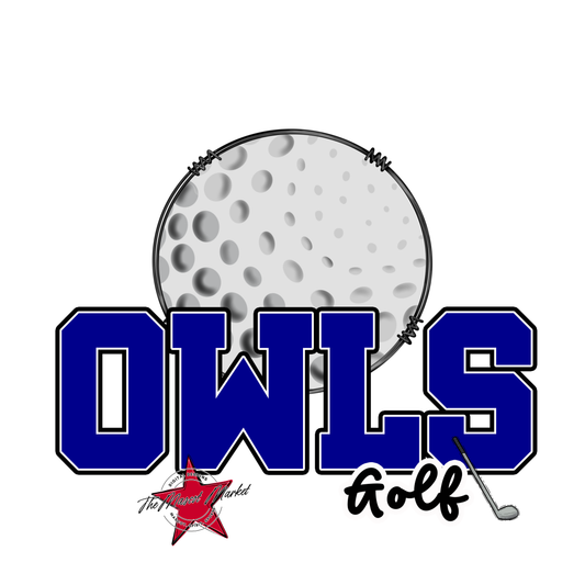 Owls Varsity Golf-Blue