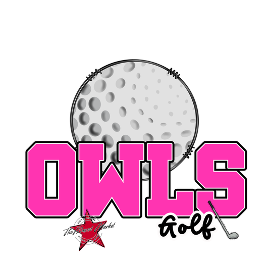 Owls Varsity Golf-Pink