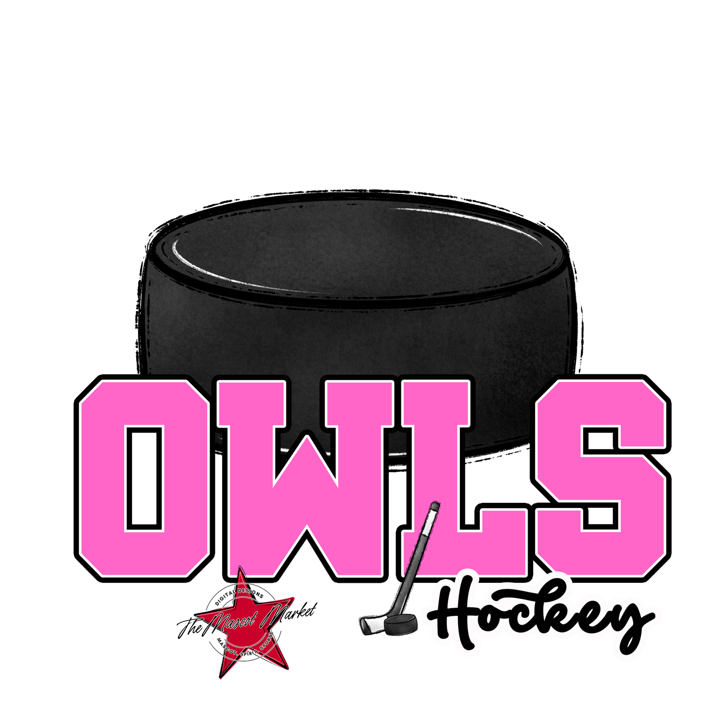 Owls Varsity Hockey-Baby Pink