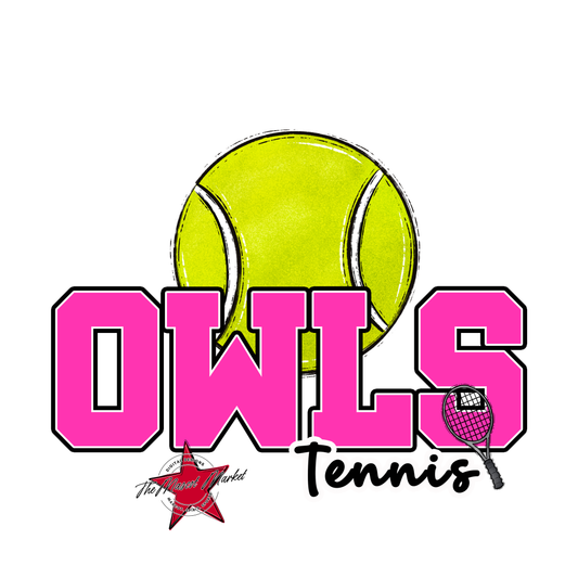 Owls Varsity Tennis-Pink