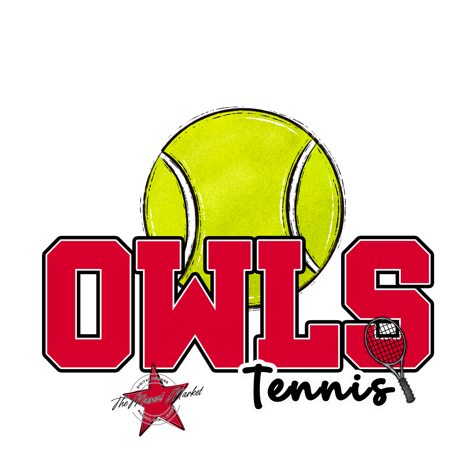 Owls Varsity Tennis-Red